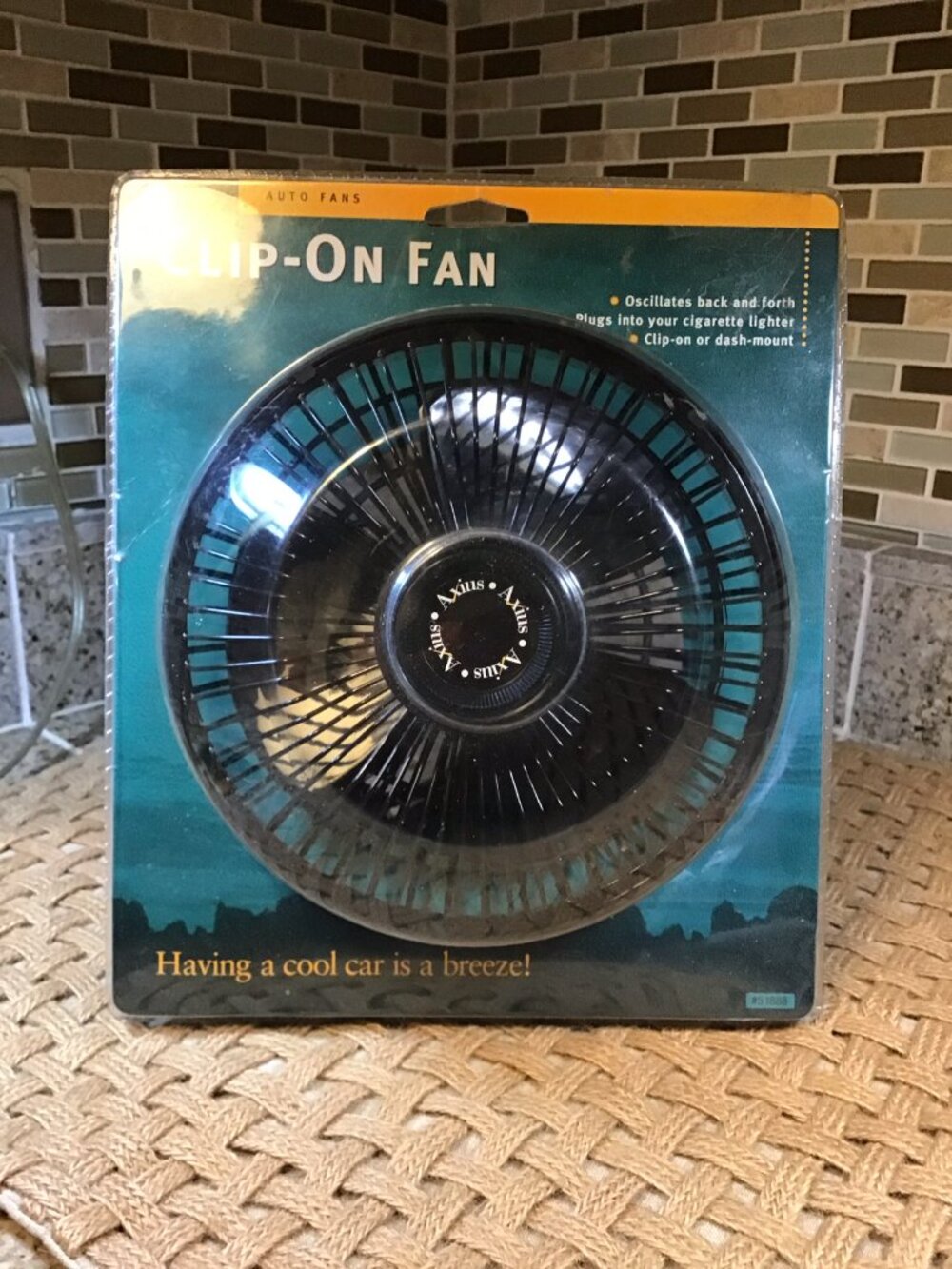 NIP Axius Clip-On 12V Auto Fan for Cars Trucks RVs #51888